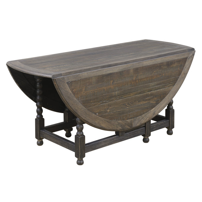 Ophelia & Co. Largent Drop Leaf Trestle Dining Table & Reviews Wayfair